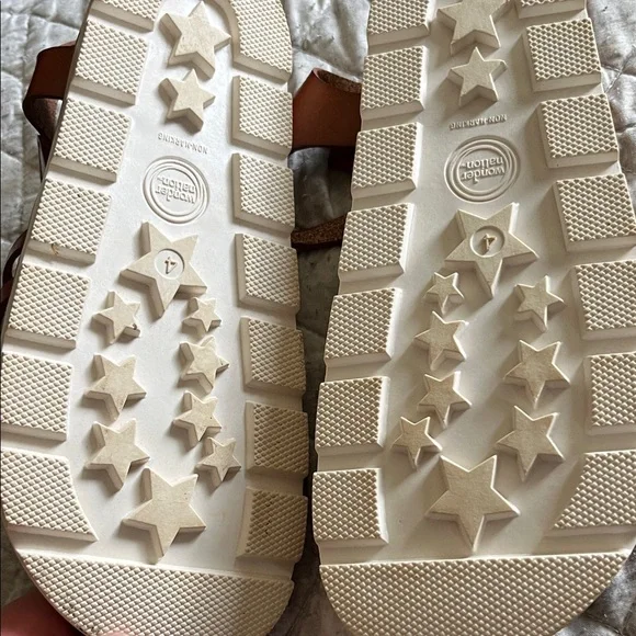Wonder Nation Brown Kids Sandals - Picture 3 of 3